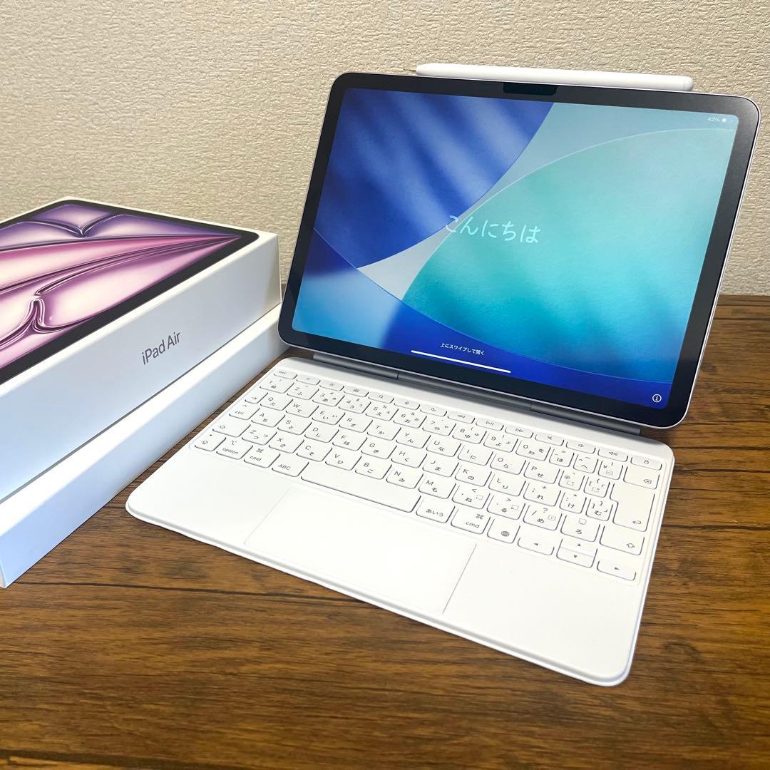 【ペン付き】11インチ iPad Air M3 Wi-Fi + 純正キーボード