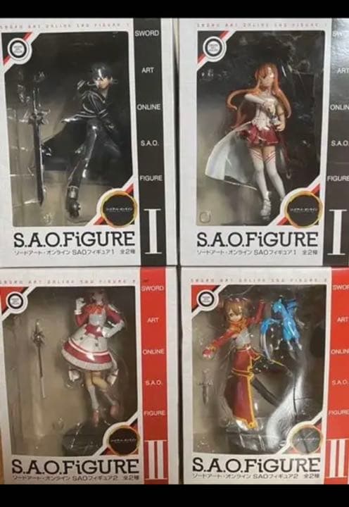 【レア】SAOフィギュア1 SAOフィギュア2 【新品未開封】