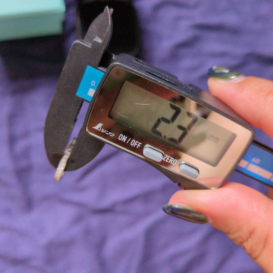 ティファニー　ハーフエタニティリング　pt950 8号