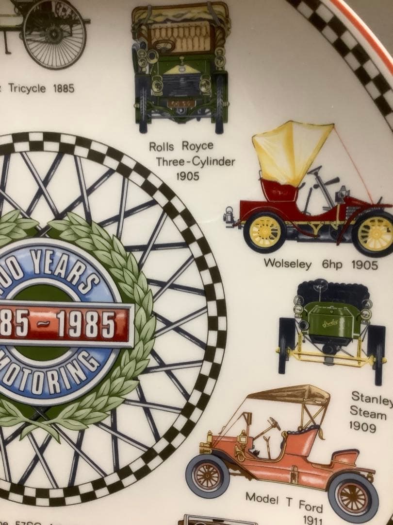 【未使用】ヴィンテージカー、懐かしの名車☆記念プレート