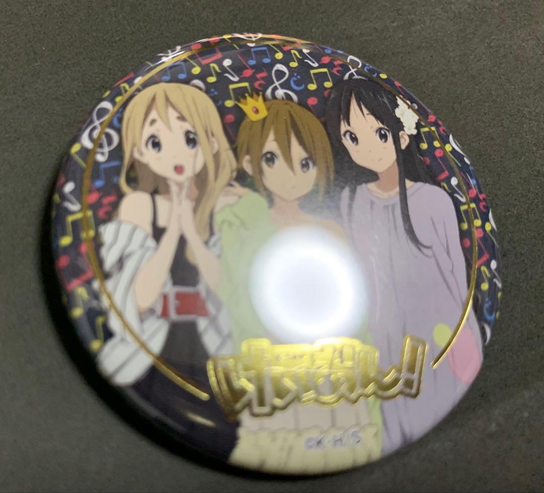 けいおん! 箔押し缶バッジ プライズ　中古　2個セット