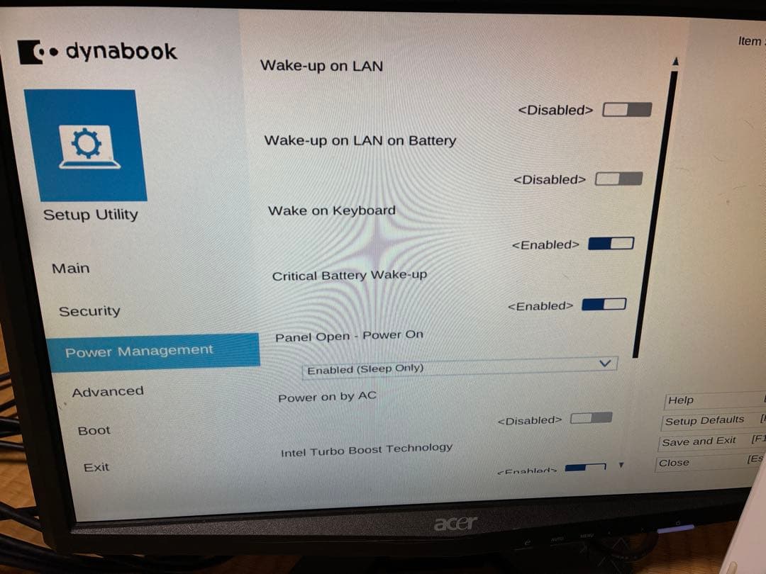 Dynabook P2-T7KP ジャンク品　液晶表示不可　HDMI出力OK