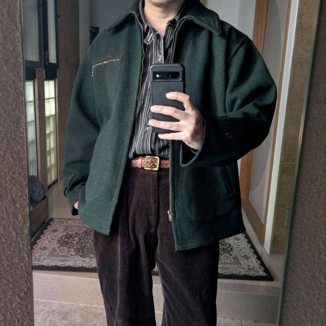 50s 60s JOHNSON　ジョンソン　マッキーノ　短丈　ウールジャケット