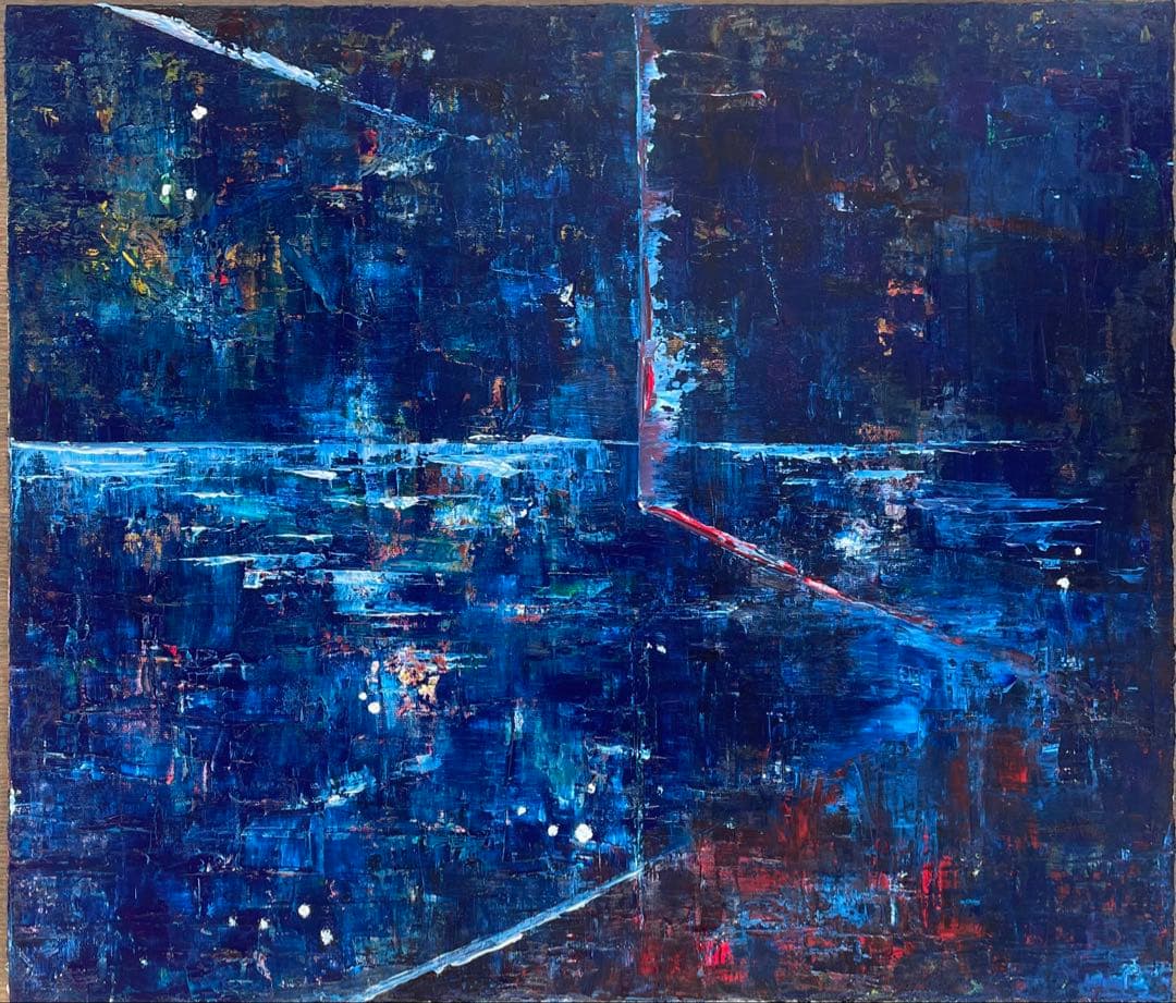 【最終価格】絵画　油絵　原画　抽象画　現代アートF10