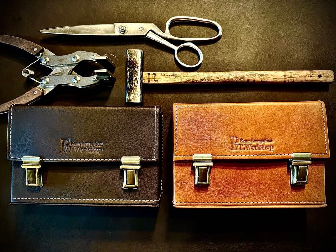 月末SALE！Pvt.Workshop 極 本革 デッキケース キャメル