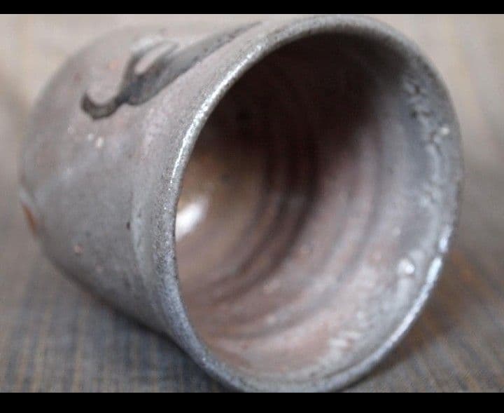 希少作★中川自然坊★絵唐津湯吞★★共箱