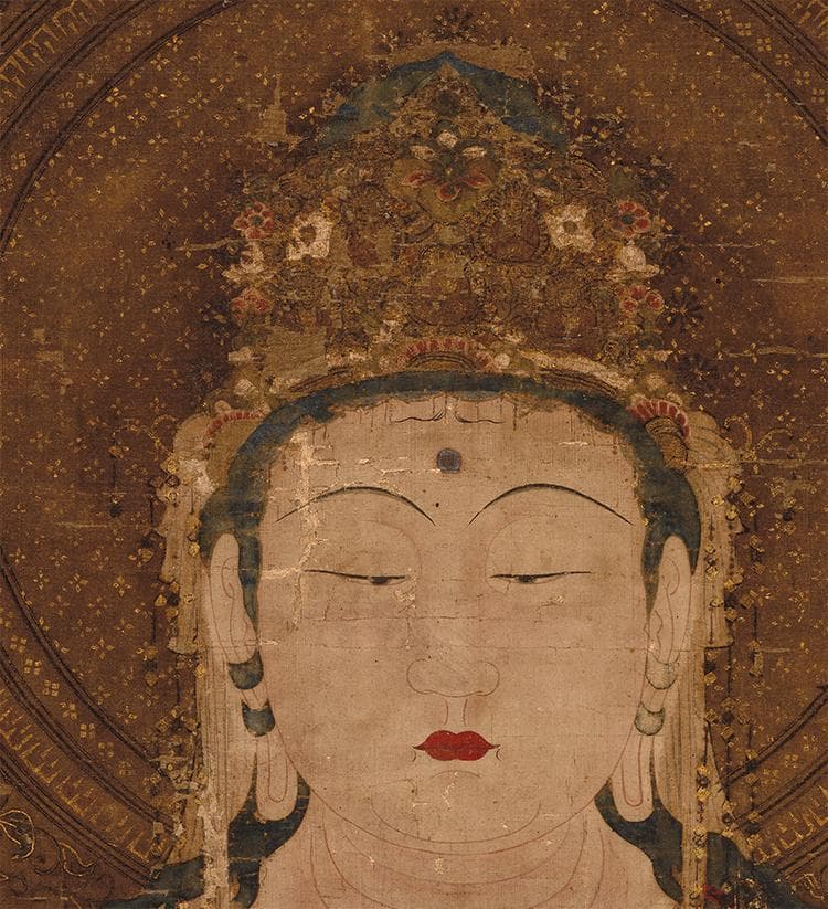 【虚空蔵菩薩】複製 東京国立博物館◆仏画◆工芸◆古仏画◆絹本 仏教美術