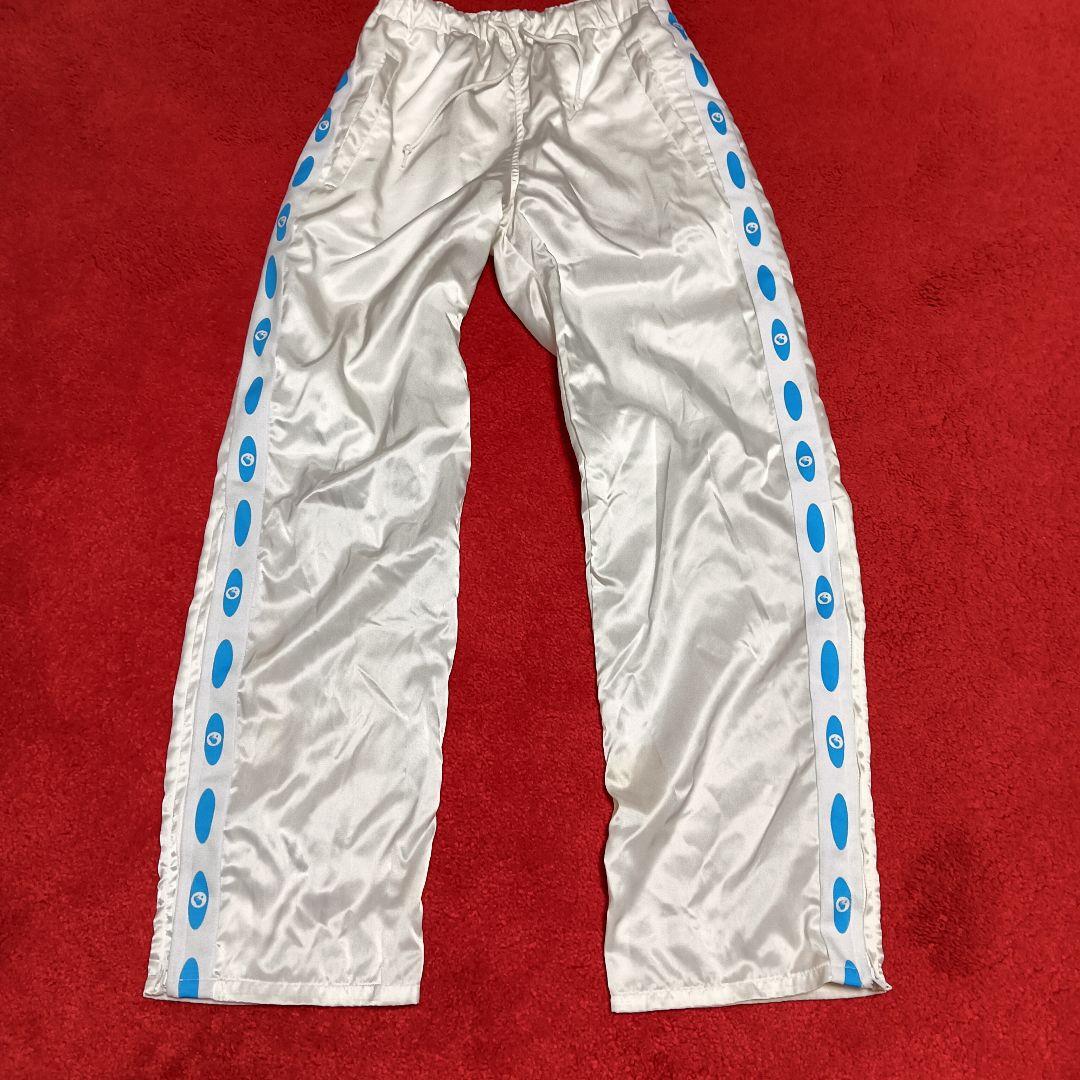 フェトウス　FOTUS　古着ヴィンテージ　　ホワイトサテン　スウェットパンツ