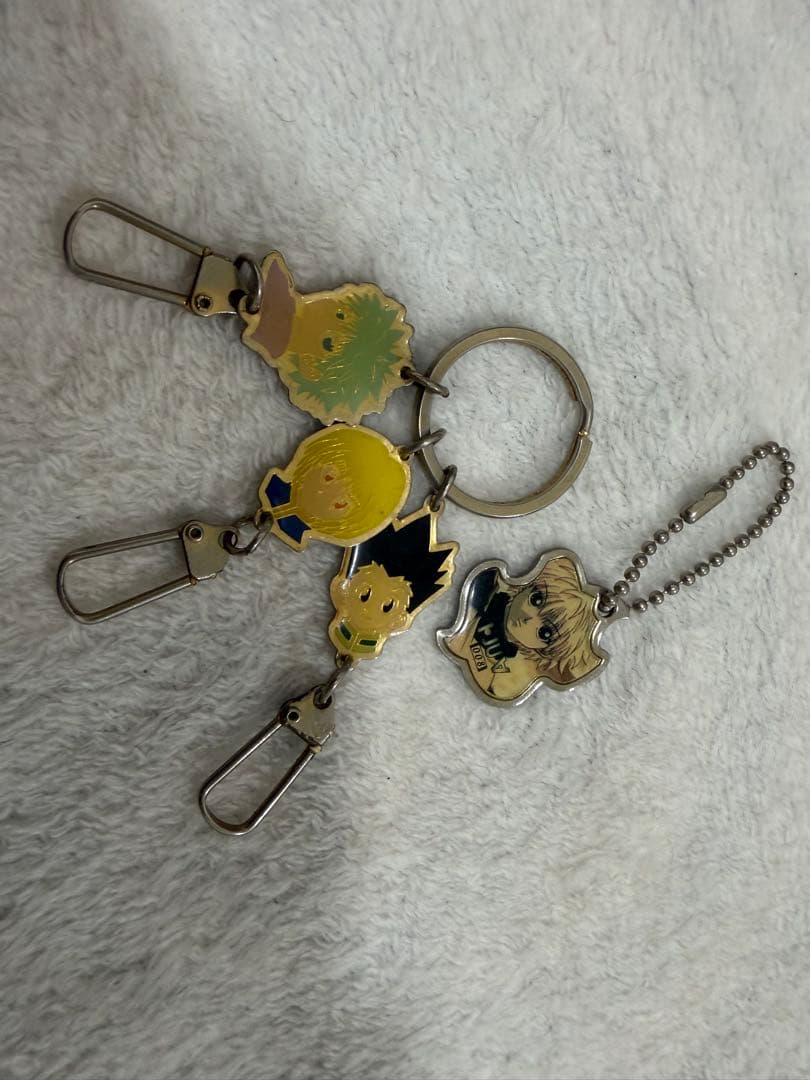 旧アニメ ゴン キルア クラピカ キーホルダー