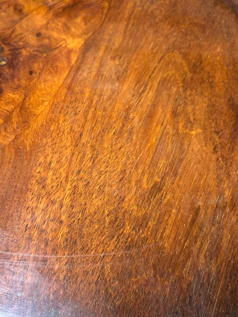 花梨 玉杢 敷板 天然木 花台 香炉台 瘤杢 琥珀 唐木 テーブル