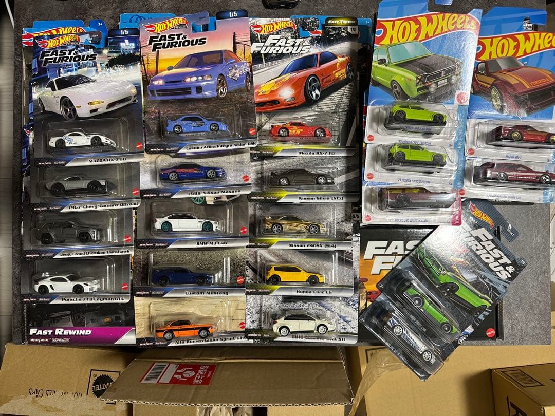 Hot Wheels Fast & Furious ミニカー他多数
