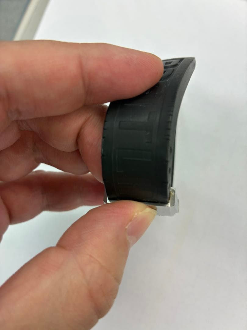 Breitling ラバーベルト18-20 ブラック　Dバックル