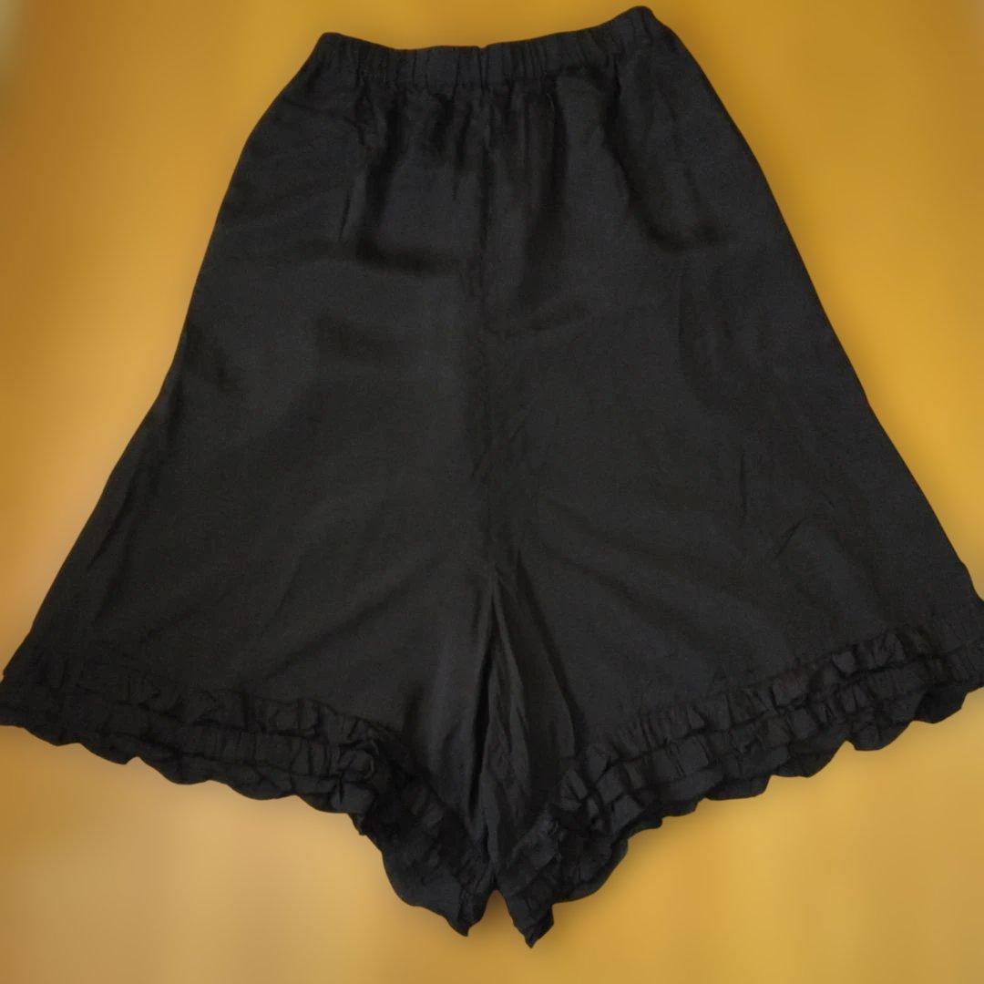 Comme des Garcons　コムコム　サルエルワイドパンツ　黒　XS