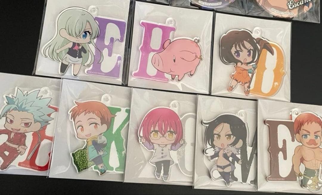 劇場版 映画 七つの大罪 光に呪われし者たち 缶バッジ アクキー 限定 グッズ