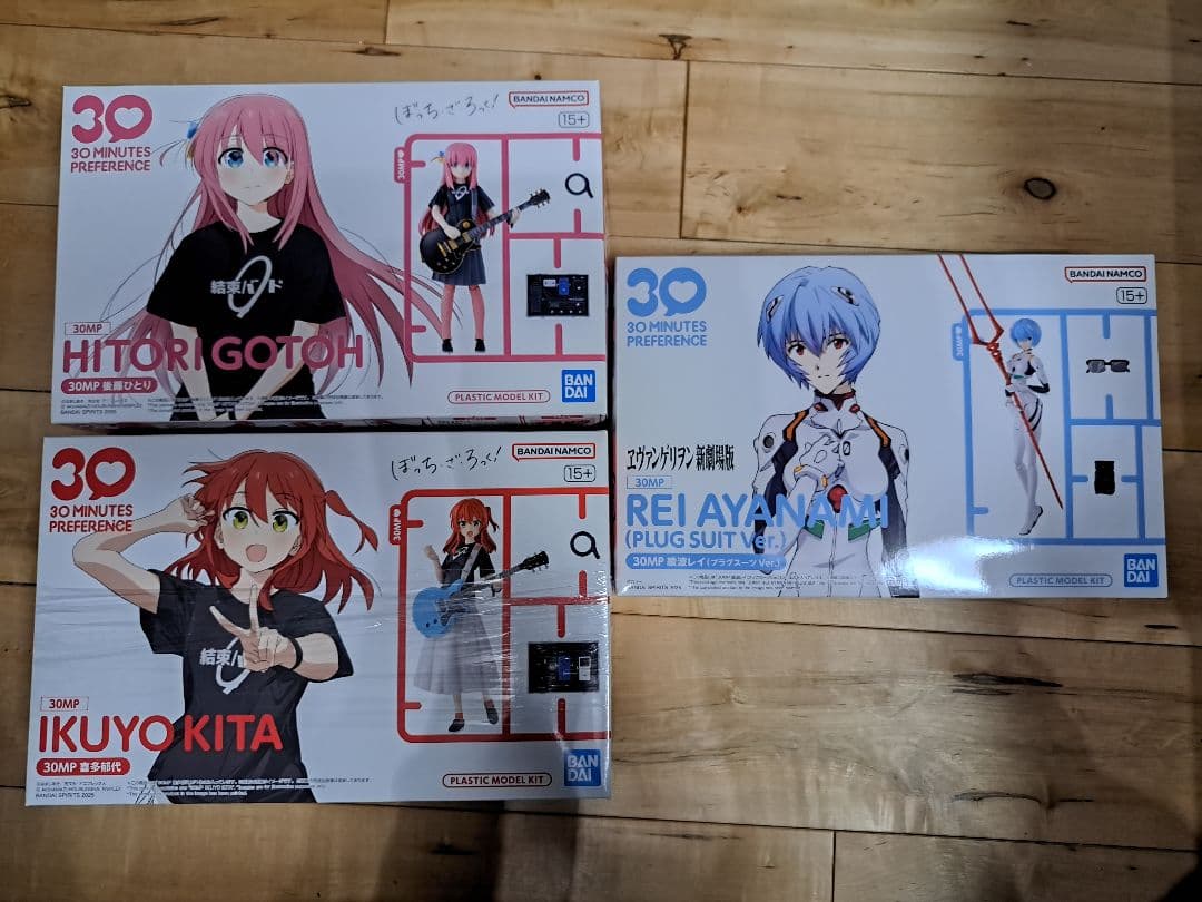 バンダイ 30MP 3点セット 30MP 後藤ひとり＆喜多郁代＆綾波レイ