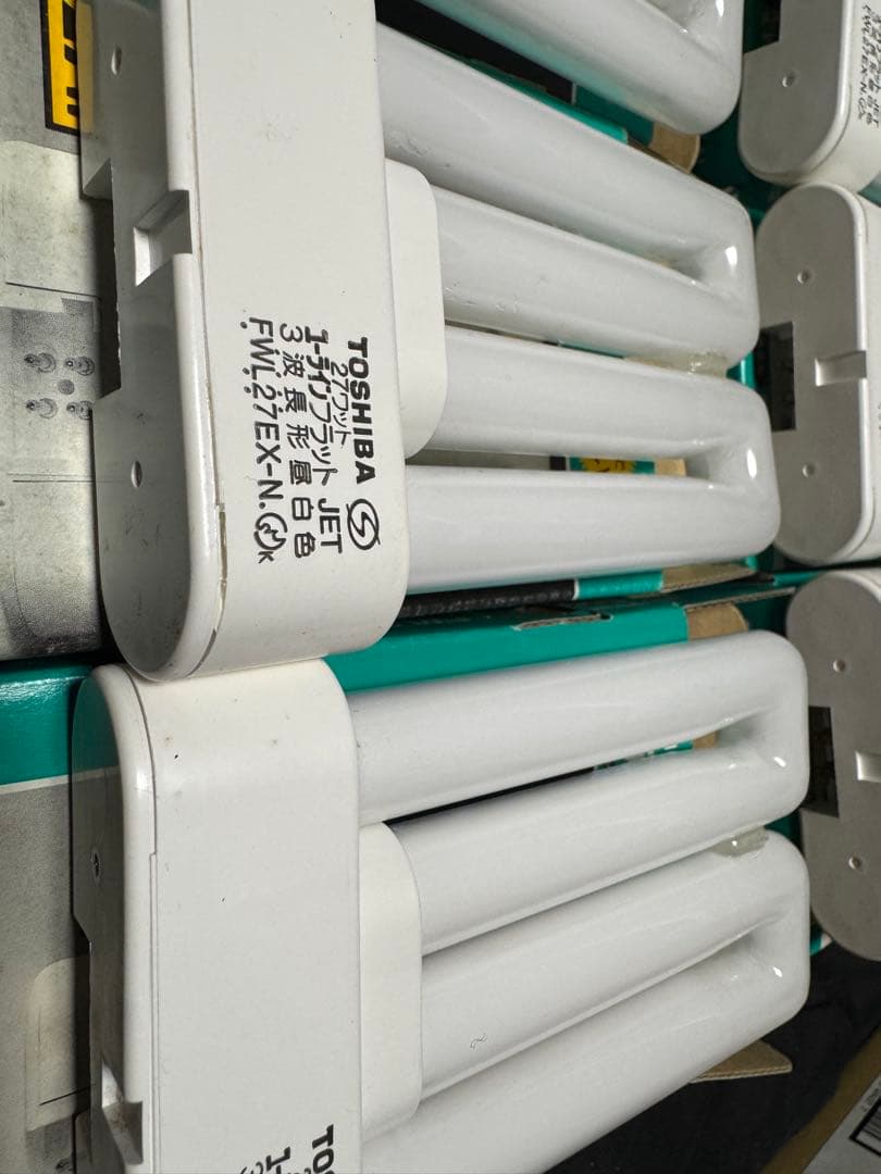 東芝ライテック ユーライン フラット FWL27EX-N ３波長形 昼白色　7個