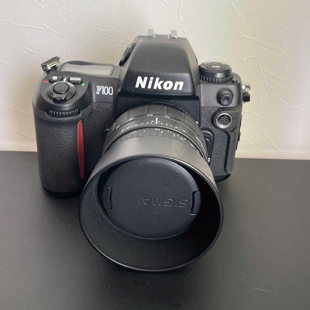 Nikon F100 フィルムカメラ本体と SIGMA 28-70mm Dレンズ