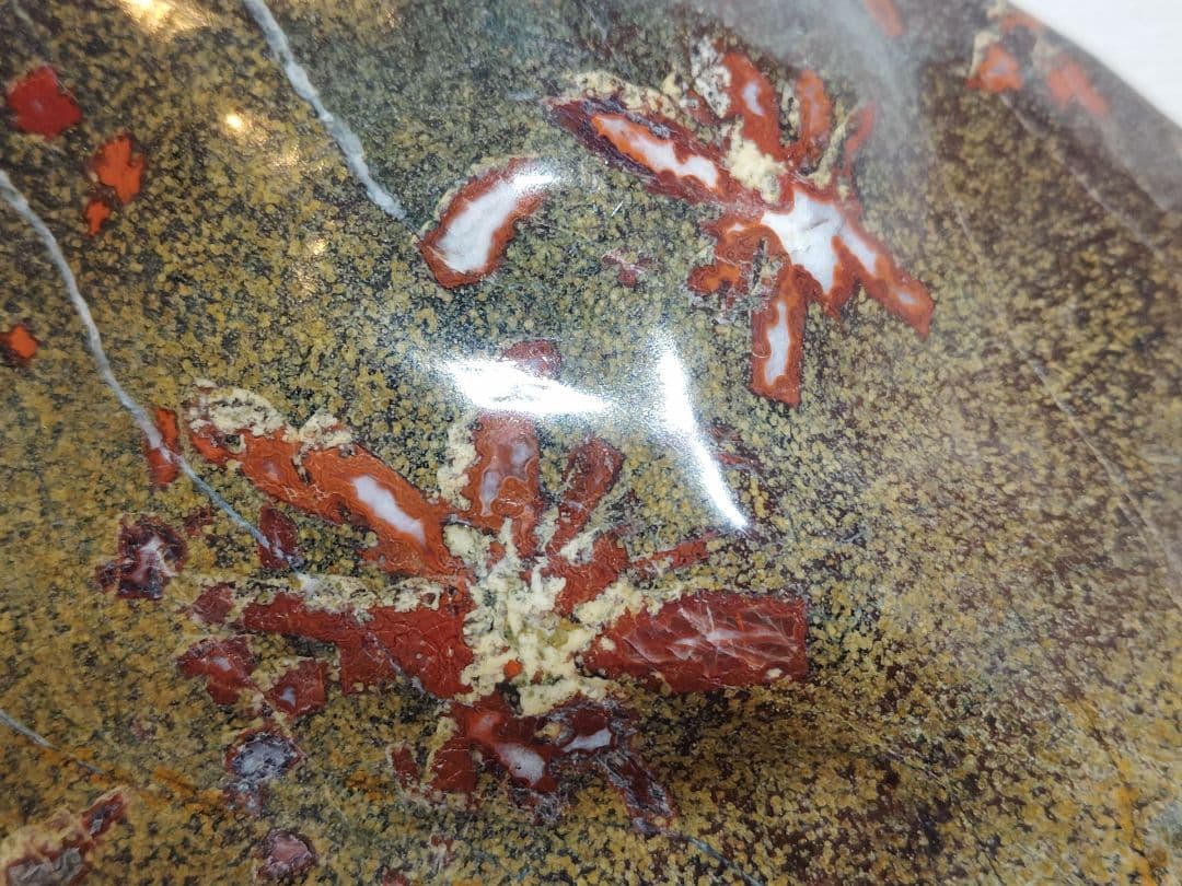 菊花石 24kg 菊紋石 花紋石 紋石 原石 鑑賞石 自然石 誕生石 鉱物 水石