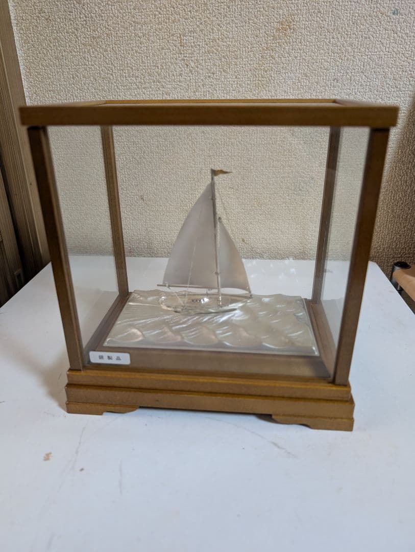 銀製　純度98.5％　 ヨット置物