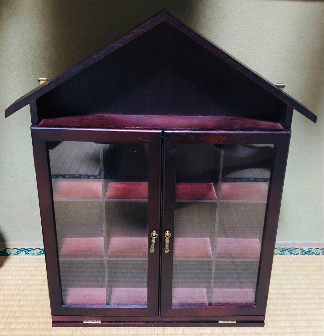 木製　インテリア　コレクションケース　飾り棚