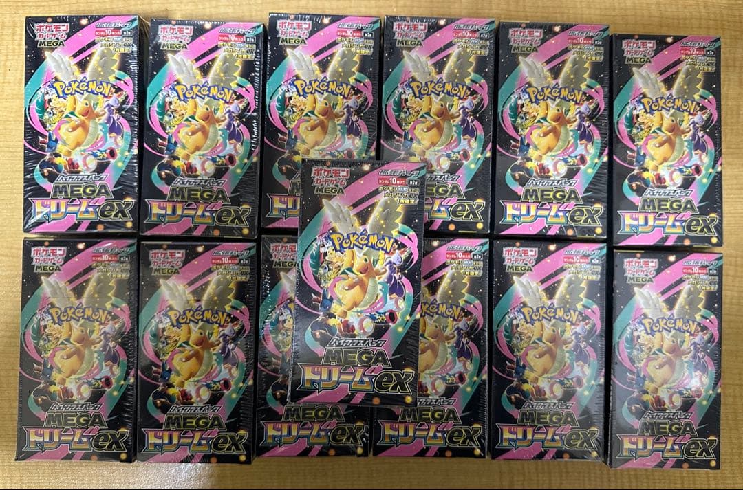 ポケモンカードゲーム MEGAドリームEX 13 BOXセット シュリンク付き