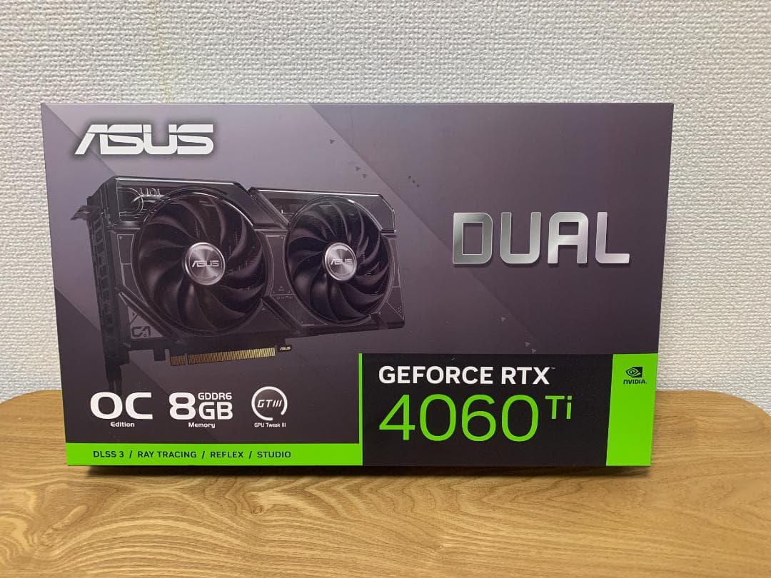 グラフィックボード・グラボ・ビデオカード ASUS GeForce RTX 4060 Ti OC 8GB