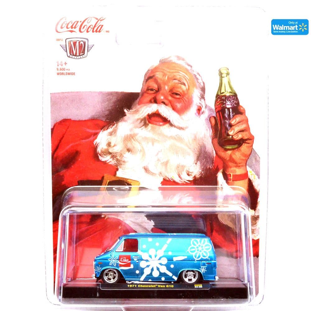 M2マシーン 　シボレーバン G10 コカ・コーラ　クリスマス サンタクロース