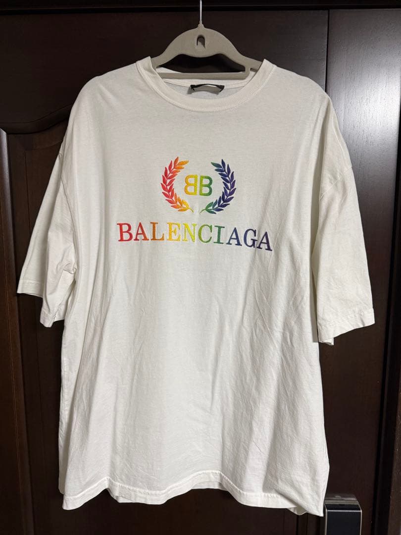 BALENCIAGA カラフルロゴ Tシャツ