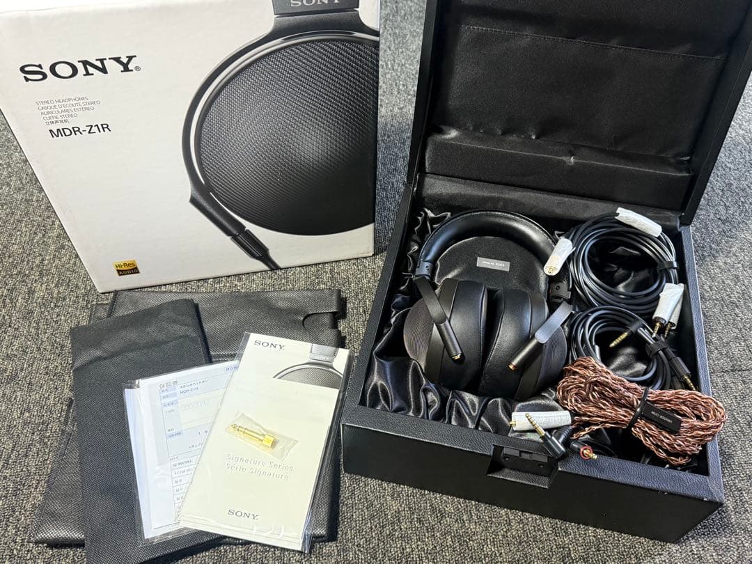 【ほぼ未使用】 ソニー MDR-Z1R ヘッドホン MUC-B20SB1