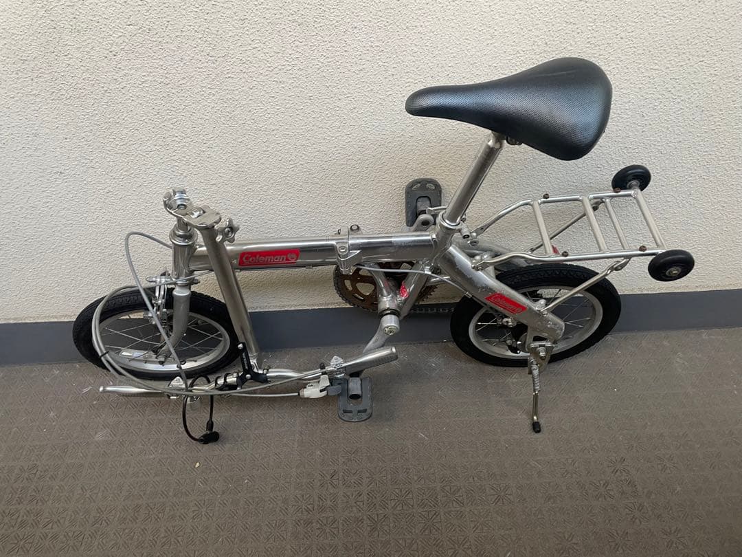 折りたたみ自転車 シルバー コンパクト　Coleman