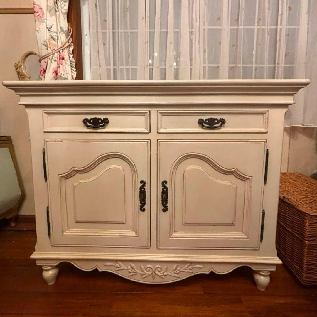 カントリーコーナー　キャビネット　フランス　フレンチカントリー