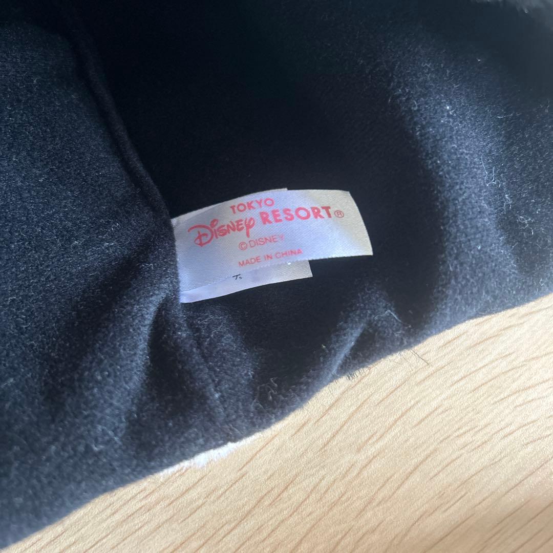 ディズニー　ファンキャップ　ミッキー　ミニー　ラメ　黒　ドッド　ビジュ　ペア