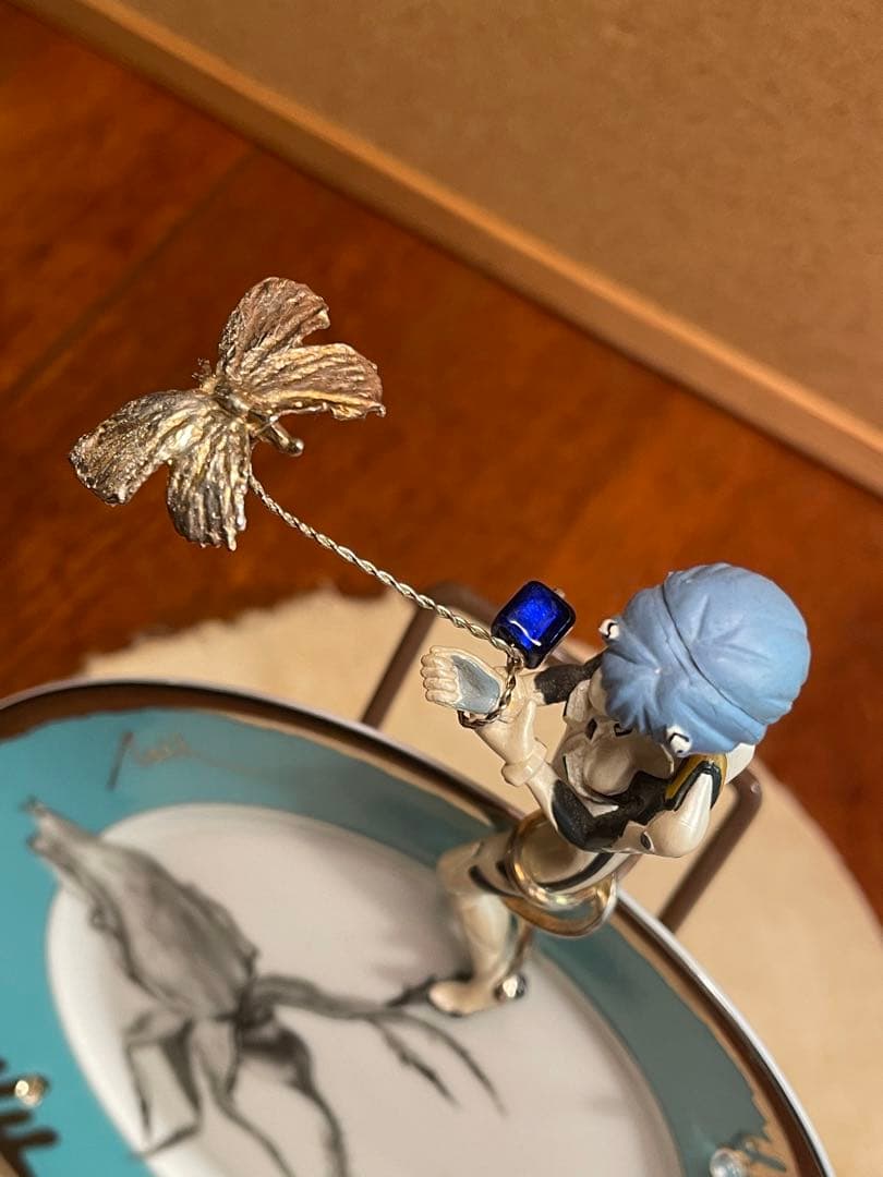 アビラント・リモージュ×綾波レイ　ヴィンテージ　アート　銀　フィギュア　工芸品