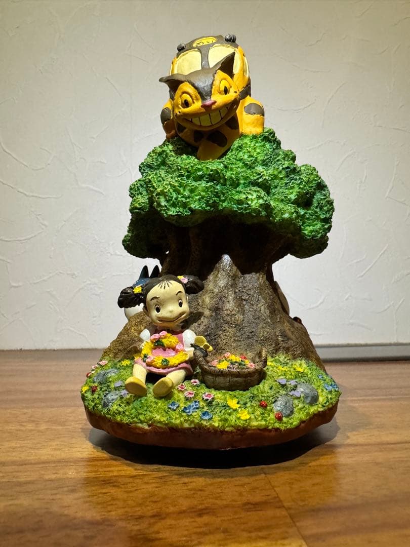 トトロ ネコバス　フィギュア オルゴール　箱付き