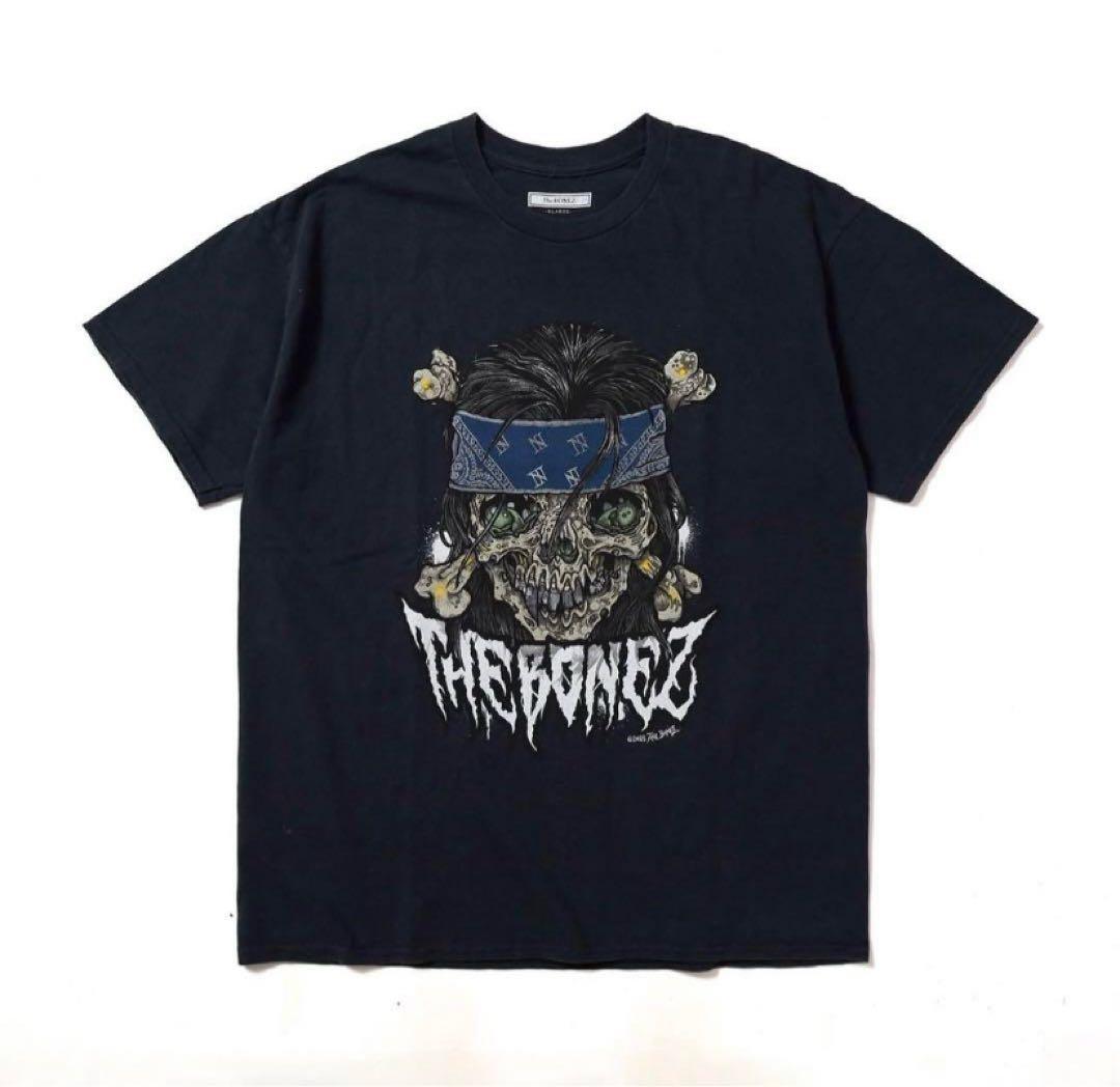 THE BONEZ bandana skull Tシャツ XL