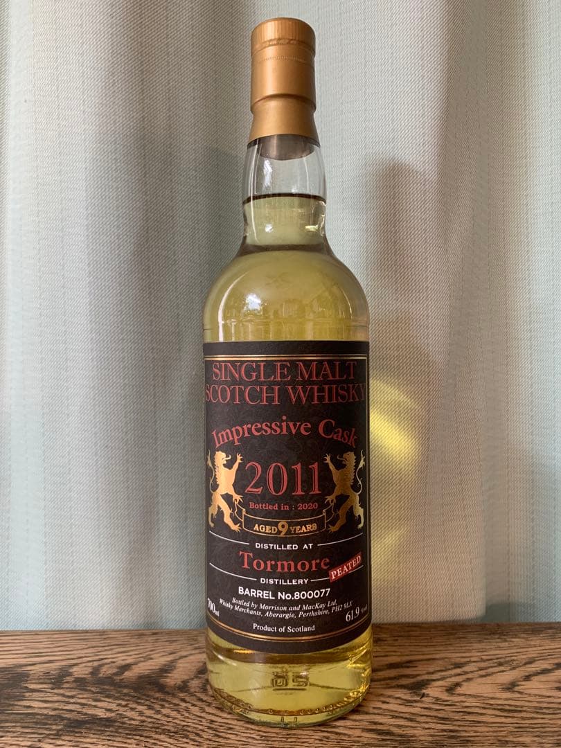 トーモア Tormore Impressive Cask 2011 9年