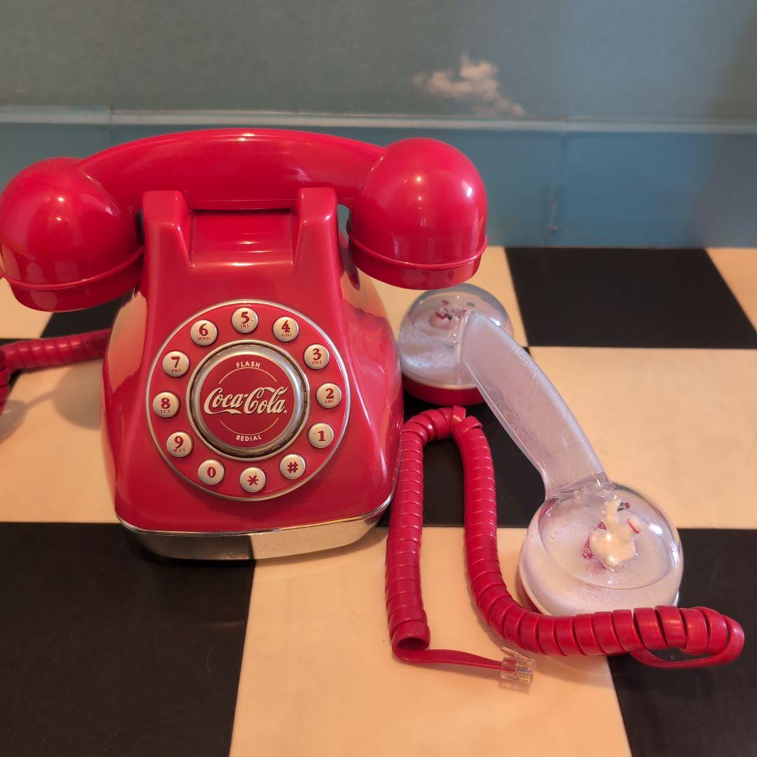 Coca-Cola 電話機スノードーム付き