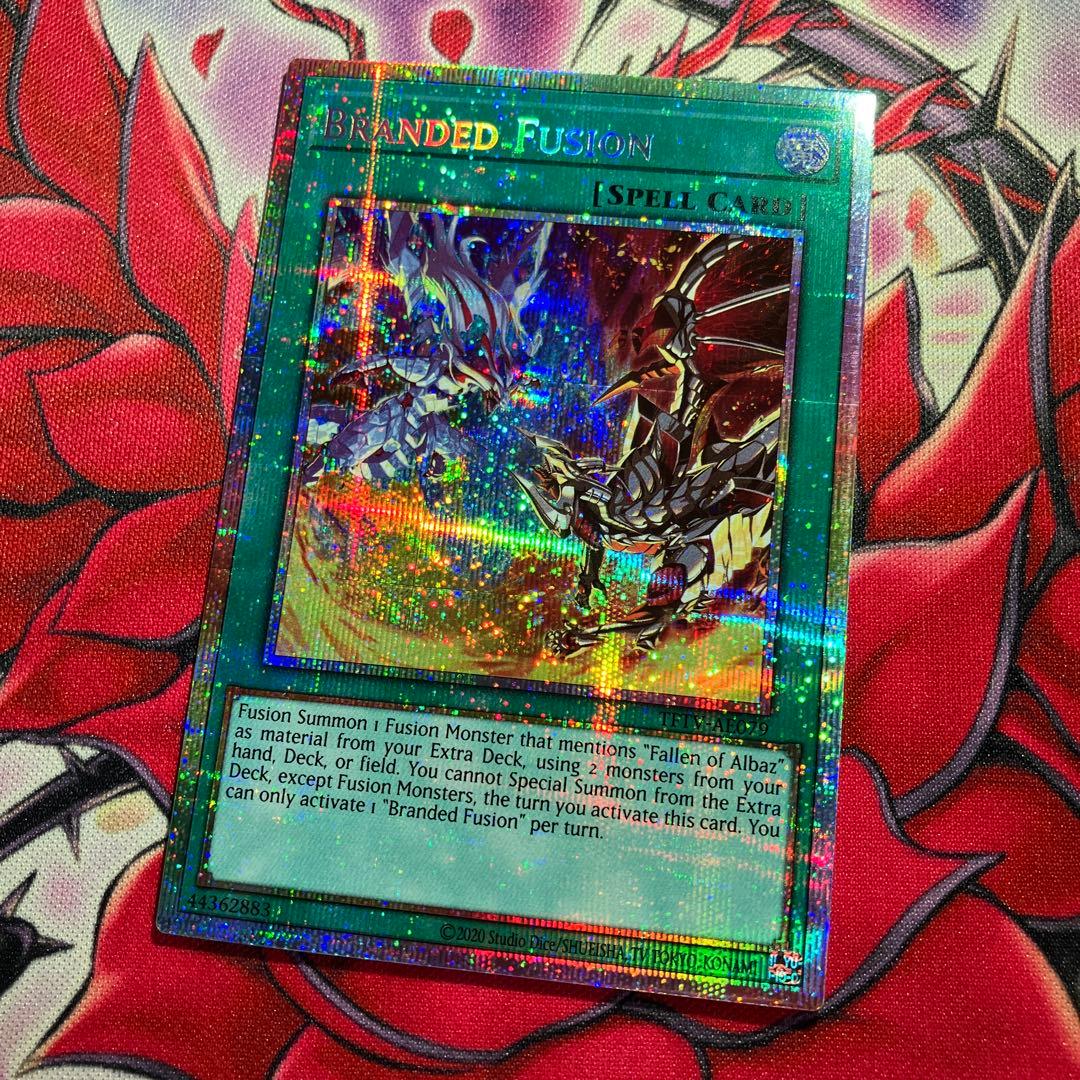 遊戯王　泰亜版　烙印融合　プリズマティックシークレットレア