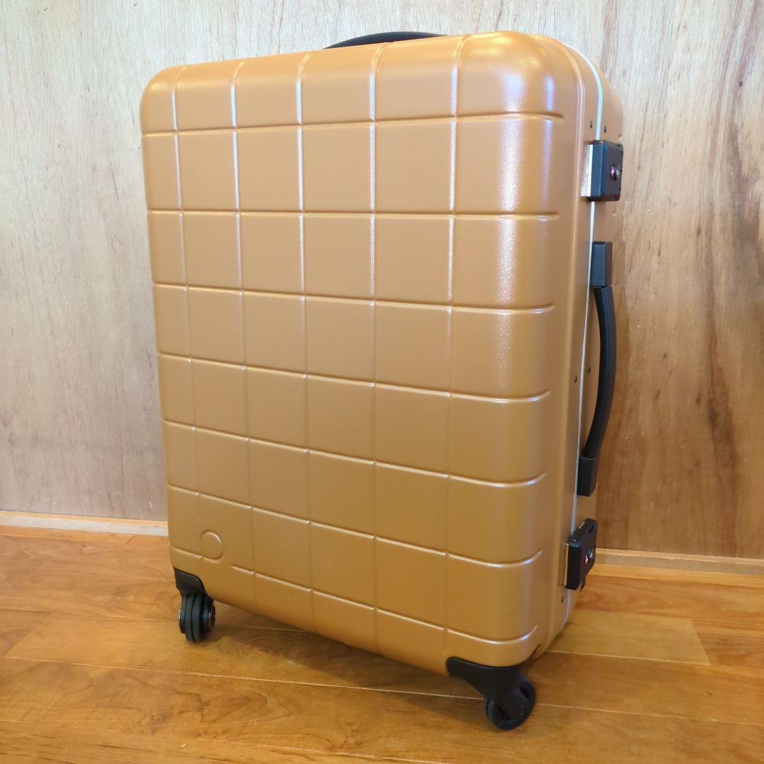 美品◆Protecaプロテカ チェッカー フレーム スーツケース 54L 日本製