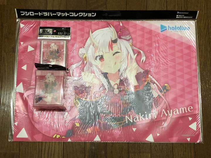 ホロライブ　百鬼あやめ スリーブ　デッキケース　ラバーマット　新品セット