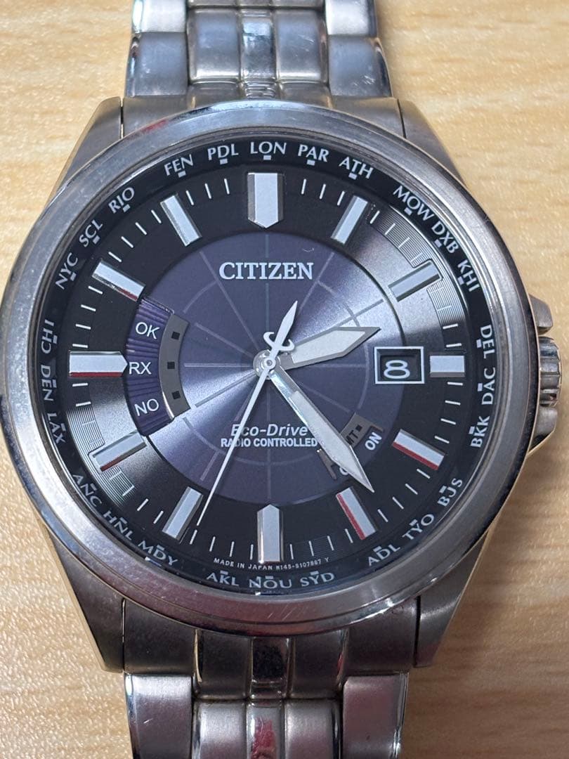 シチズン エコドライブ電波時計 H145 -S073545