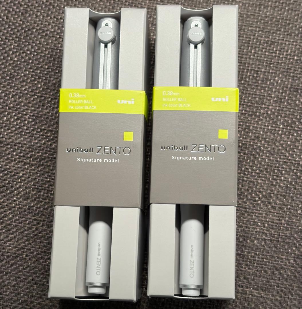 【新品未使用品】ユニボール ゼント シグニチャーモデル 0.38mm　2本