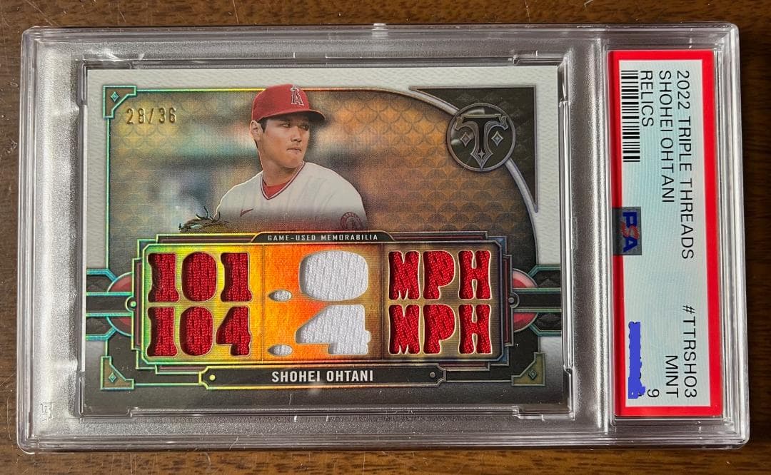 大谷翔平TOPPS TRIPLE THREADS RELICS #TTRSHO3