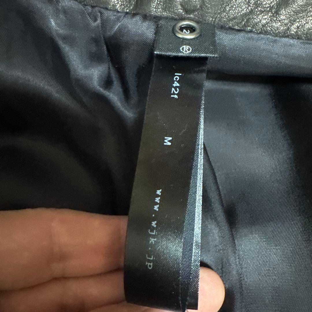 2025wjkレザーライダースMサイズ