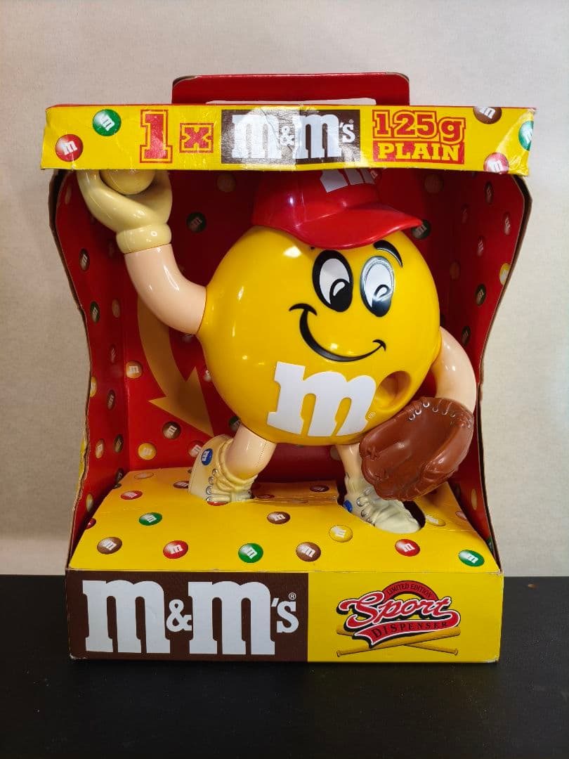 m&m's ディスペンサー ヴィンテージ エムアンドエムズ イエロー