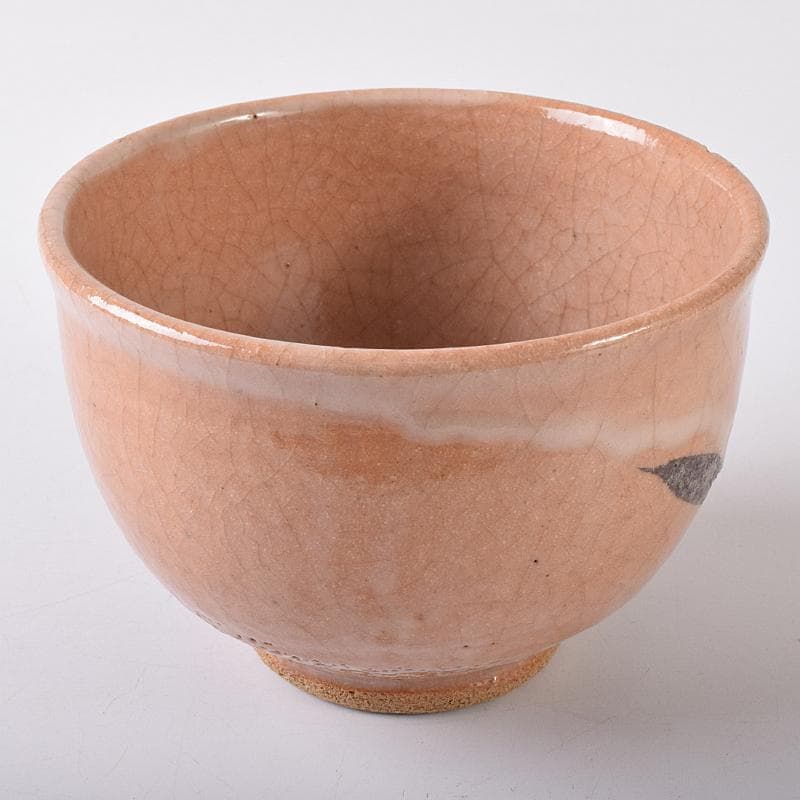 萩焼　草文　茶碗　銘「古今」　仕覆付　堀内宗完(兼中斎)極め箱　M　R7928