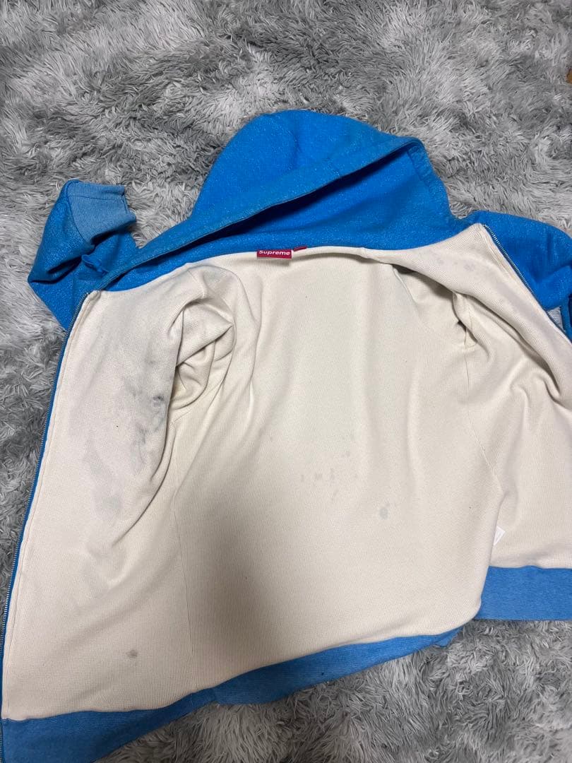 2010年製 old Supreme アーチロゴ ジップパーカー カナダ製 L