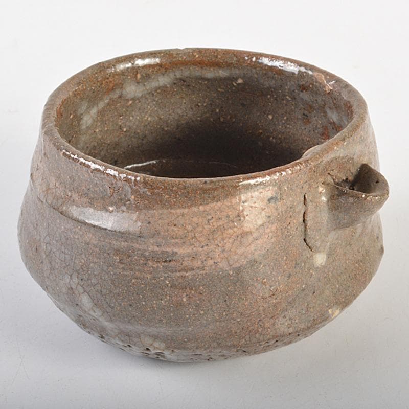 茶道具　唐津焼　古唐津　刷毛目　片口茶碗　C　R7493