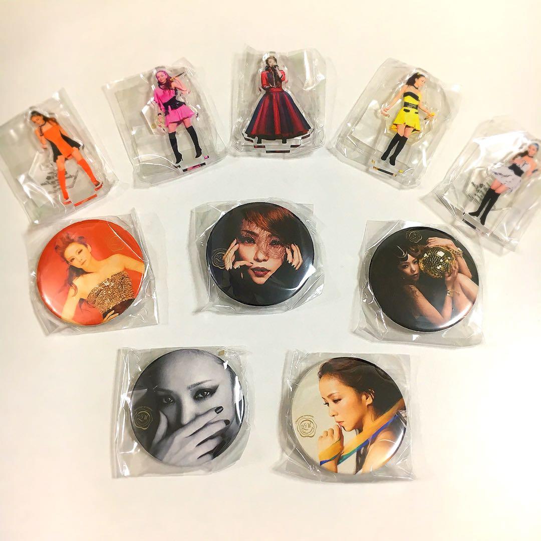 【会場限定】安室奈美恵 ガチャガチャ アクリルスタンド ＆缶マグネット 日本製