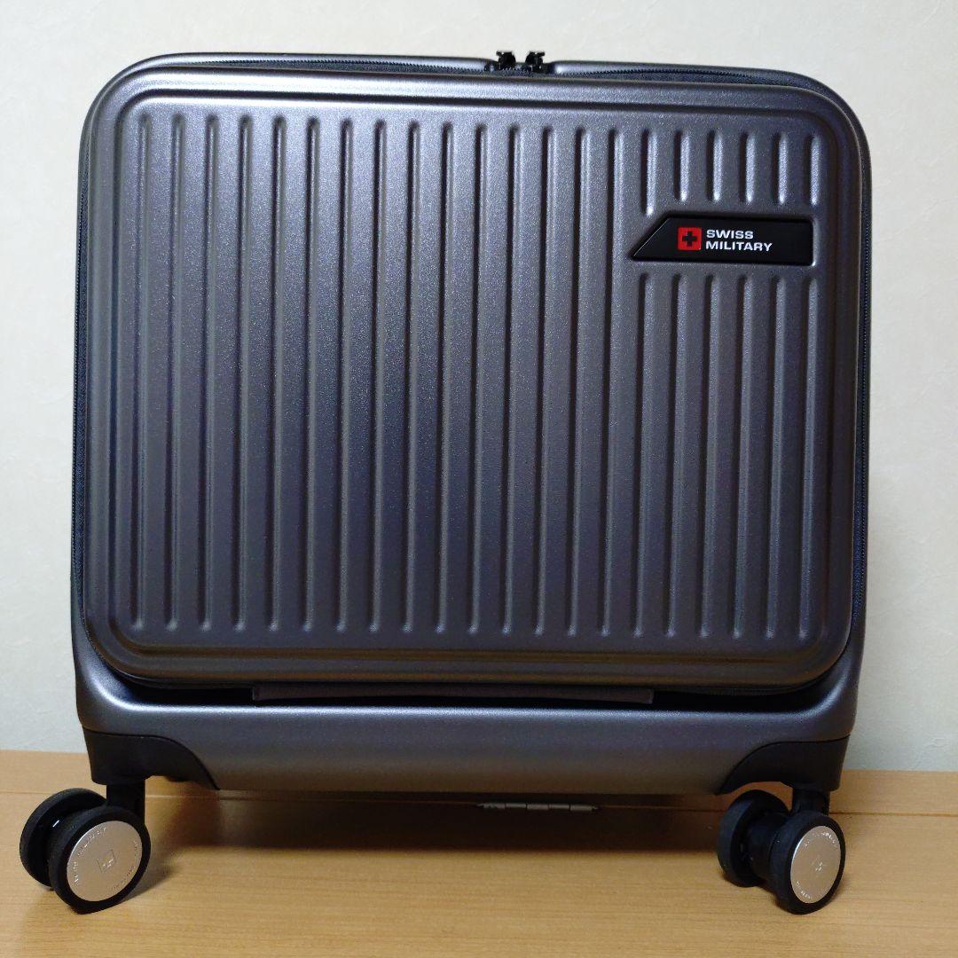 SWISS MILITARY キャリーケース グレー